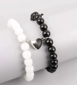 Couple Heart Bracelets Black thumbnail 2