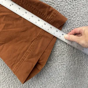 Old Navy High Rise Wide Leg Pants Burnt Rust Orange Retro Boho Women's 18 x 25 thumbnail 8