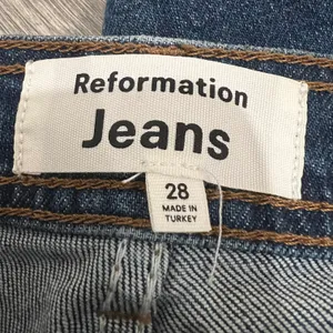 Reformation Julianna Zip Mid Rise Straight Leg Jeans thumbnail 7