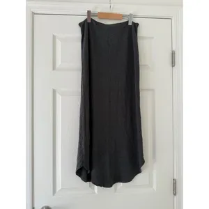 Strapless Maxi Skirt Dress Dark Gray Small thumbnail 2