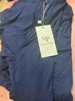 Women's Navy Blue Short Sleeve Maxi Dress with Pockets thumbnail 5