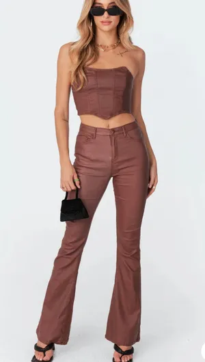 Edikted Brown Leather Set thumbnail 1