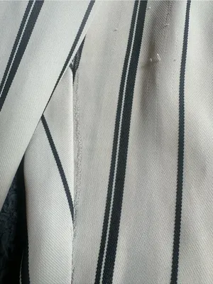 Astrid Black Label Cream and Black Stripped Jumpsuit Size Small thumbnail 3