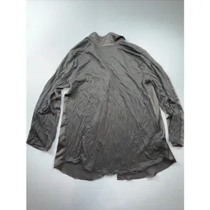 Ann Taylor Women's Gray Satin Essential Shirt Button Down‎ M thumbnail 5