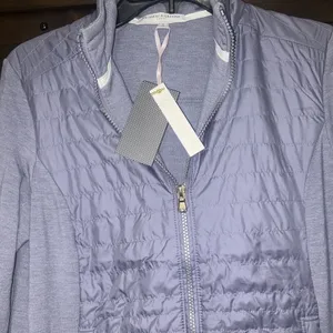 Fairway & Greene Full Zip Jacket Women’s Size Small Blue Golf Sporty Pockets NEW thumbnail 5