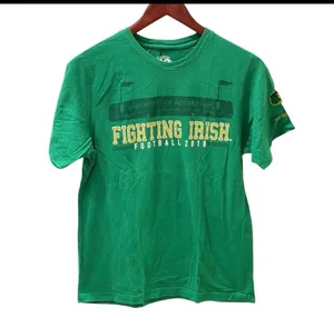 Limited Edition 2018 Notre Dame Fighting Irish Football Shirt Green S Retro thumbnail 2
