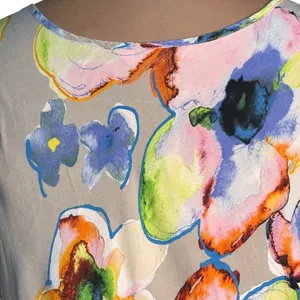 Jams World Mystic Pond Multicolor Abstract Floral Tank Top Artsy Maximalist thumbnail 4
