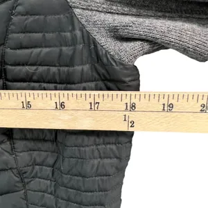 Eddie Bauer Jacket Womens S‎ Gray Black Down Fleece Puffer Insulated Full Zip thumbnail 6