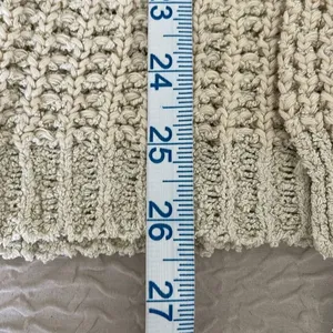 Free People Cream‎ I'II Be Around Knit Fringe Cardigan Size XS thumbnail 11