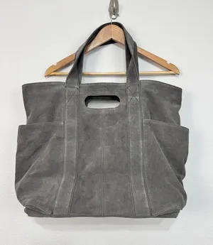 Free people suede caravan tote thumbnail 1