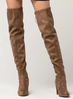 Over-the-Knee Suede Boots thumbnail 2