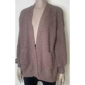 Open Front Ribbed Knit Cardigan thumbnail 2