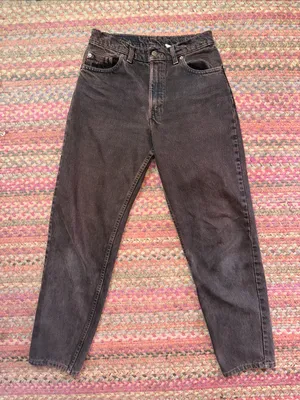 Vtg 550 Levis Dark Brown Denim Jeans thumbnail 1
