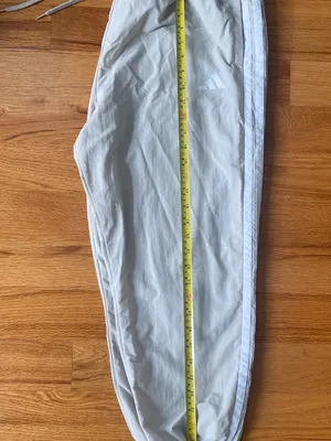 Adidas Parachute Jogger Pants 4 Stripe Beige XL Women’s NWOT thumbnail 8