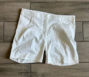 Nike White Athletic Shorts thumbnail 1