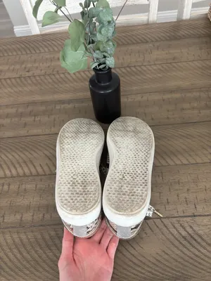 Steve Madden Women's Snake Print Sneakers - Gray and Cream thumbnail 7