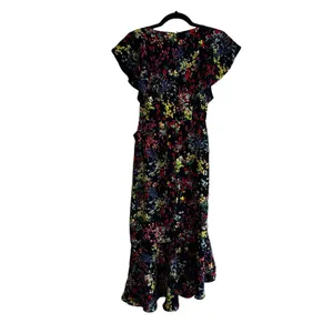Phase Eight Sheldon Floral Ruffle Asymmetrical Midi Dress Size 2 NWT thumbnail 7