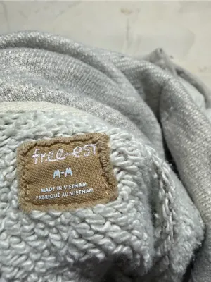 Free people free-est Light Gray Funnel Neck Sweatshirt medium thumbnail 9