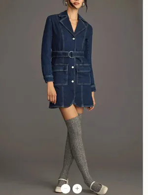 Pilcro denim blazer dress thumbnail 3