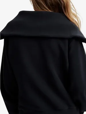 Varley Black Half-Zip Pullover with Gold Zip thumbnail 2