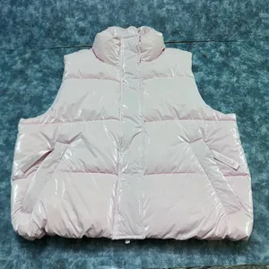 PINK Victoria's Secret Light Pink Quilted Puffer Vest S thumbnail 1
