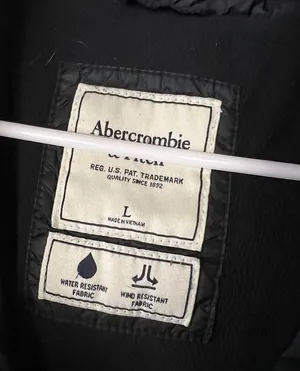 Abercrombie Black Puffer Coat thumbnail 5
