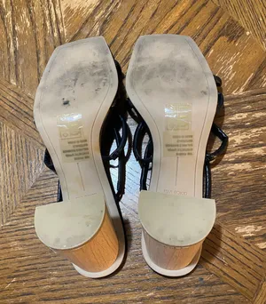 Dolce Vita Black Strap Block Heel thumbnail 6