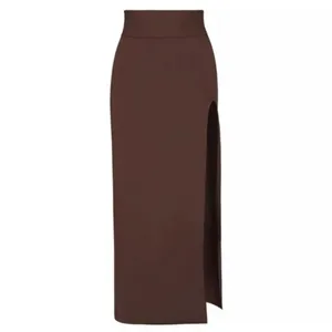 Skims Shaping Swim Long Sarong Skirt Size Small Cocoa thumbnail 2
