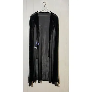 Mapalé NWT · M/L · Resort Swim Cover Up Dress · Sheer Mesh Long · Black thumbnail 3