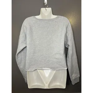 Sacred Heart Pioneers Sweatshirt Womens 2XL Gray Cropped Raw Hem Gear For Sports thumbnail 6
