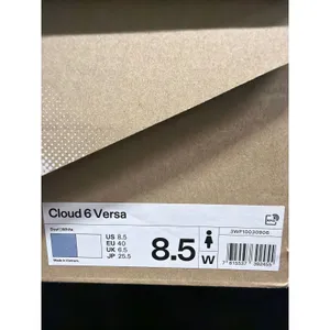 On Women's Cloud 6 Versa Shoes Dust White Blue Size 8.5 NWB ($170 Retail) thumbnail 7