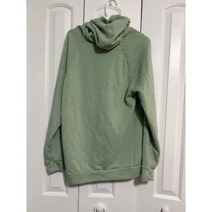Good Land Supply Co Hoodie Central Standard Distillery Funnel Neck Green‎ L thumbnail 5