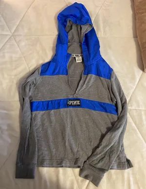 PINK - Victoria's Secret Pink Half-Zip Hoodie thumbnail 1