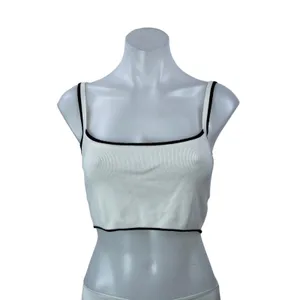 Majorelle Women's White Short Sleeve Cardigan Crop Top 2 Piece Set Size XS thumbnail 4