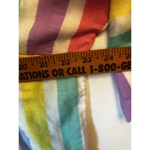 Styled by Saybury Women’s Rainbow Stripe Maxi Dress Pockets Boho Size XL Vintage thumbnail 7
