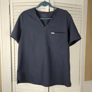 Figs Womens Navy Catarina One Pocket Scrub Top XL thumbnail 1