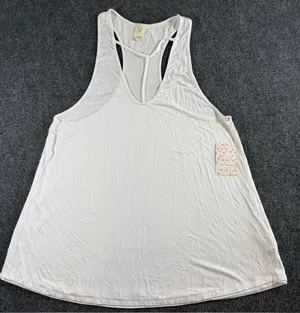 Free People We The Free Women's Racer Back T Chest Tank Top Size Large NWT thumbnail 1