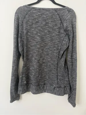 {10} Lululemon Race Your Pace Long Sleeve Coco Pique Black thumbnail 4