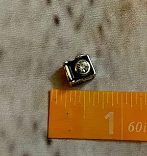 NIB slide digital camera charm Black thumbnail 1