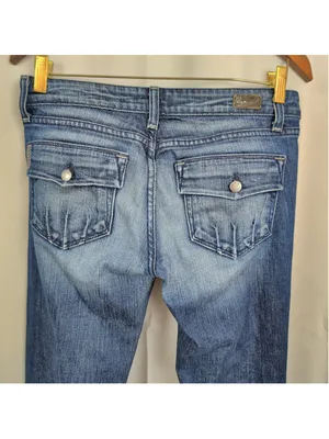 Paige USA Made Canon Flared Canon Jeans 28 thumbnail 7