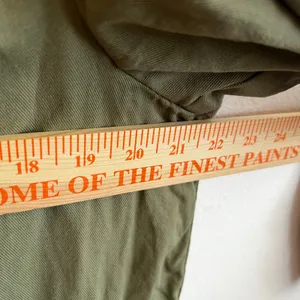 Gap Green Utility Jacket Women's Large Full Zip Button‎ Pockets Cotton Casual thumbnail 7