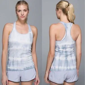 Lululemon Swiftly Tech Tank Blue Tie Dye thumbnail 2