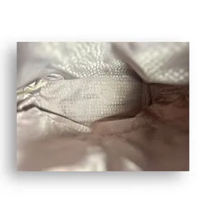 Kate Spade Rose Gold Glitter Small Tote Bag Sparkle Brown Bow‎ Holiday Party thumbnail 14