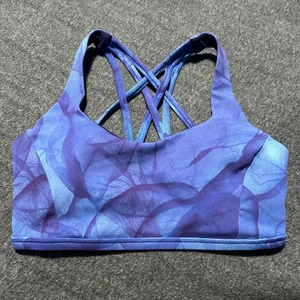 Lululemon Free to Be Tranquil Bra Size 6 Midnight Tulle Multi thumbnail 1