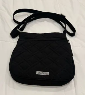 Vera Bradley Quilted Crossbody Bag - Classic Black thumbnail 1