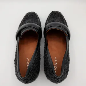 Vionic Mylene Black Boucle Square Toe Loafers‎ Women's Size 10 Slip On Shoes thumbnail 6