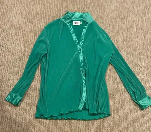 Princess Polly Green Button Down thumbnail 1