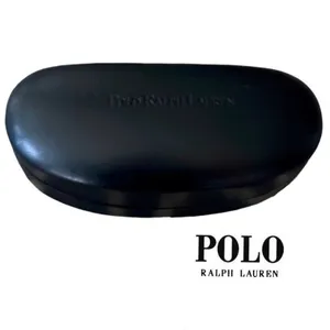 Polo Ralph Lauren Black Hard Shell Sunglasses Eyeglass Case Velvet Lined thumbnail 3
