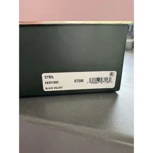 Kate Spade New York Sybil‎ pump in black velvet Women's Size 7 (defaced) NWB! thumbnail 9
