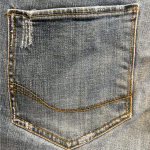 Old Navy Women’s Curvy Bootcut Stretch Slight Distressed Pocket Jeans | 14Short thumbnail 6